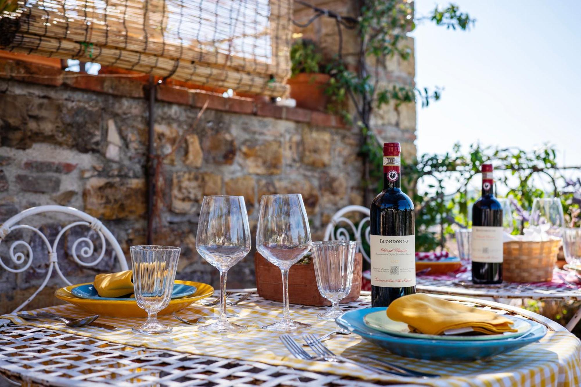 Le Terrazze Del Chianti B&B Residenza D'Epoca E Di Charme San Donato in Poggio Exterior foto