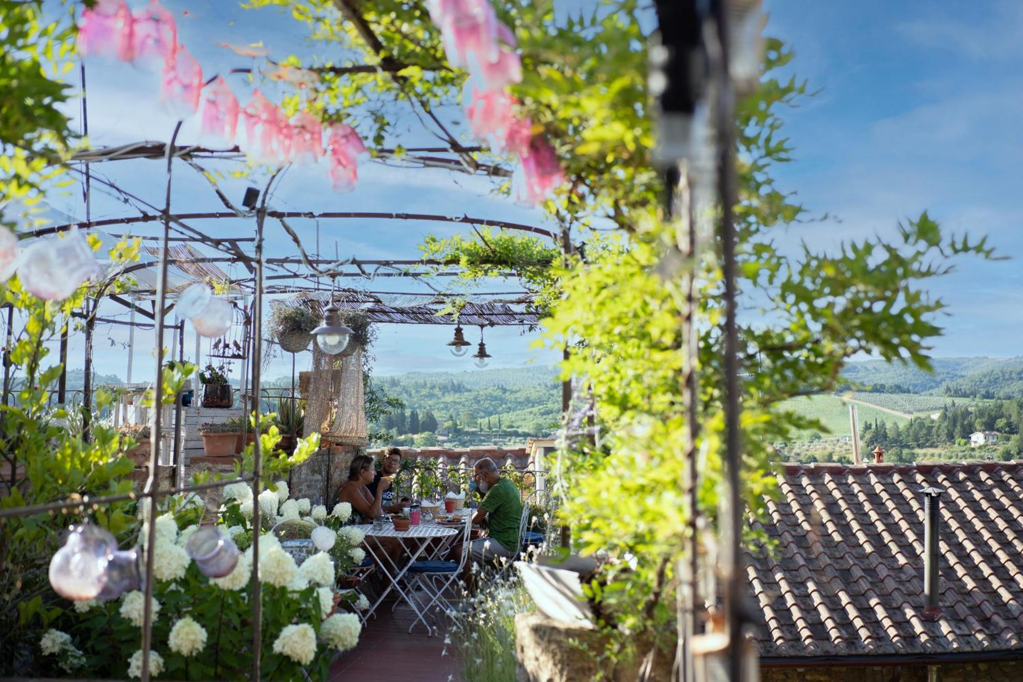 Le Terrazze Del Chianti B&B Residenza D'Epoca E Di Charme San Donato in Poggio Exterior foto
